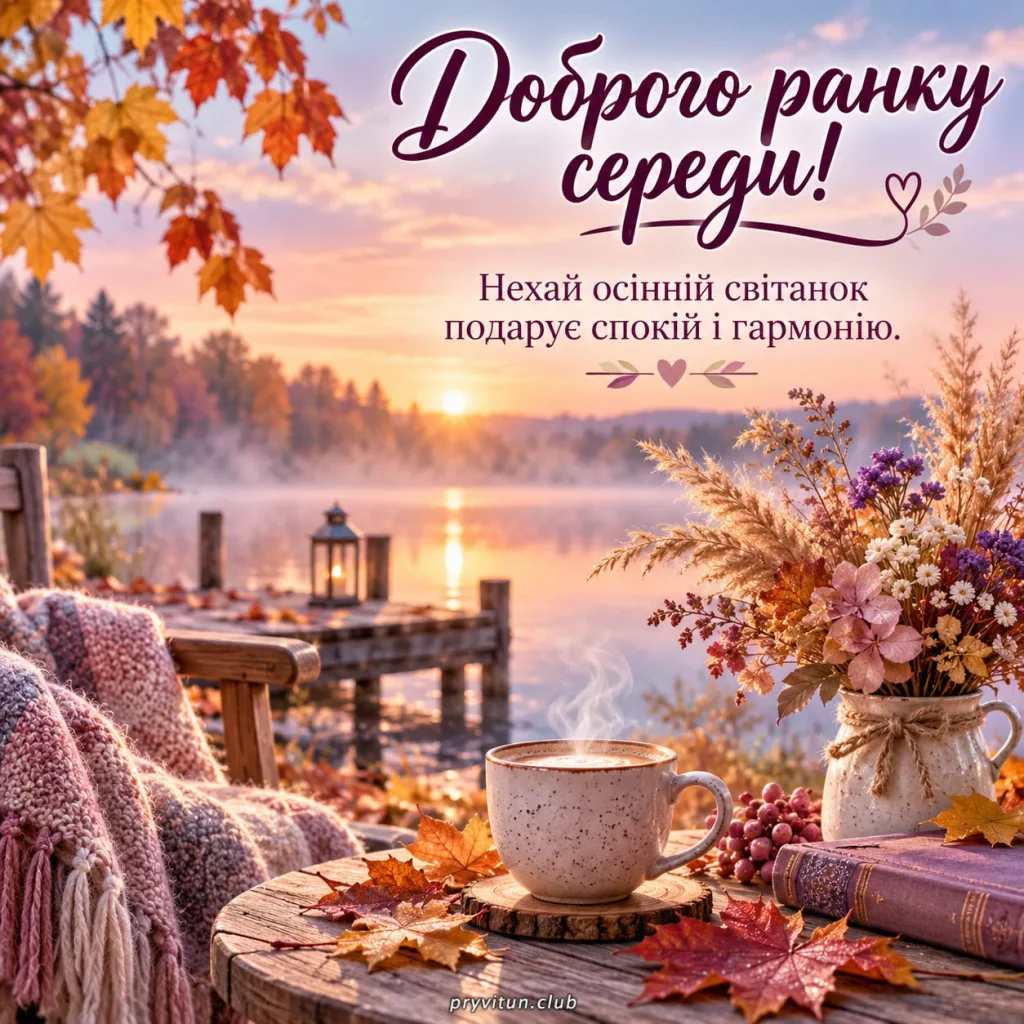 З добрим ранком та серединою тижня