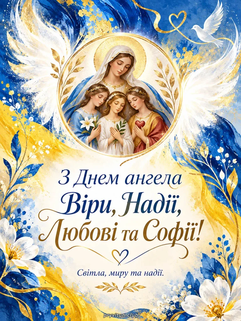 З іменинами, дорога Надіє