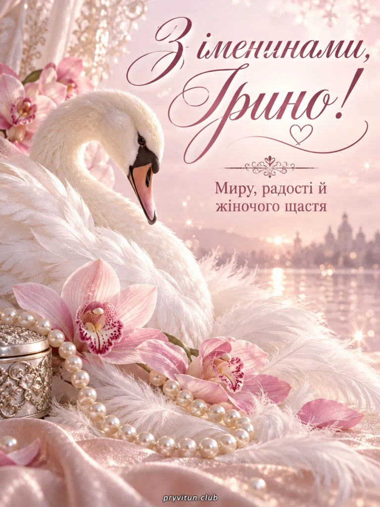 З іменинами, люба Ірино