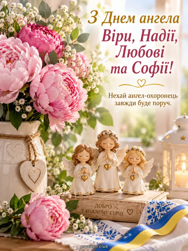 З іменинами та Божого благословення