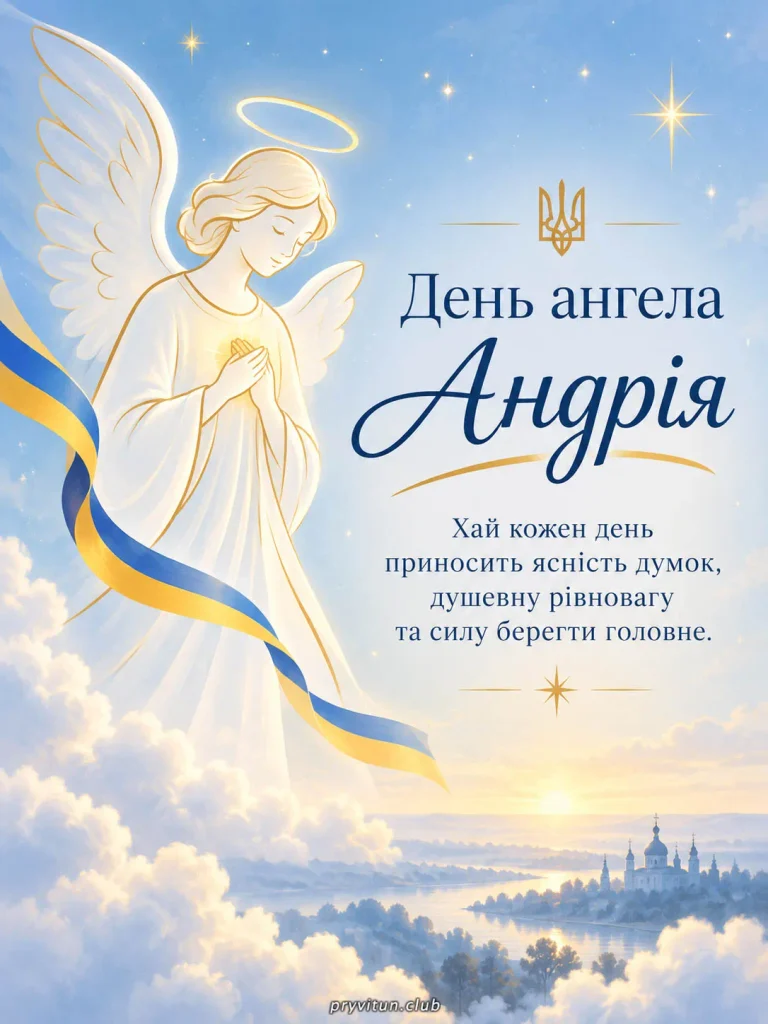 З іменинами та Божого благословення, Андрію