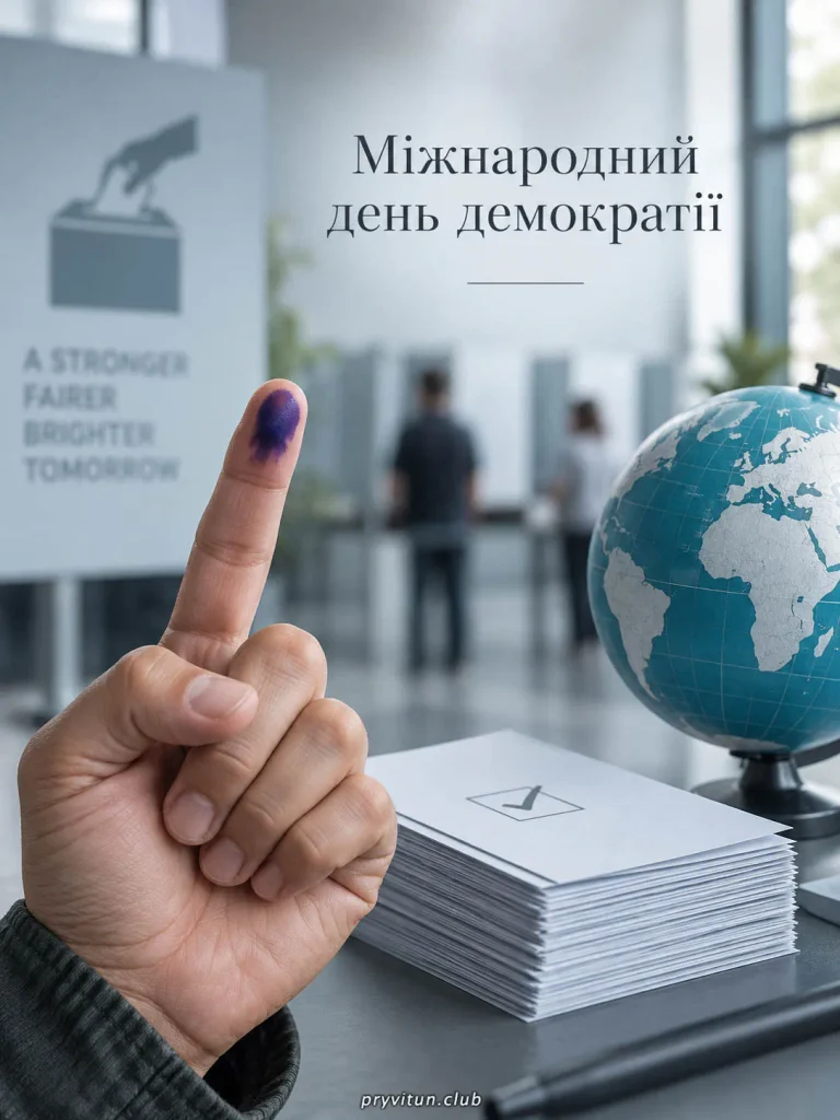 З Міжнародним днем демократії та рівності