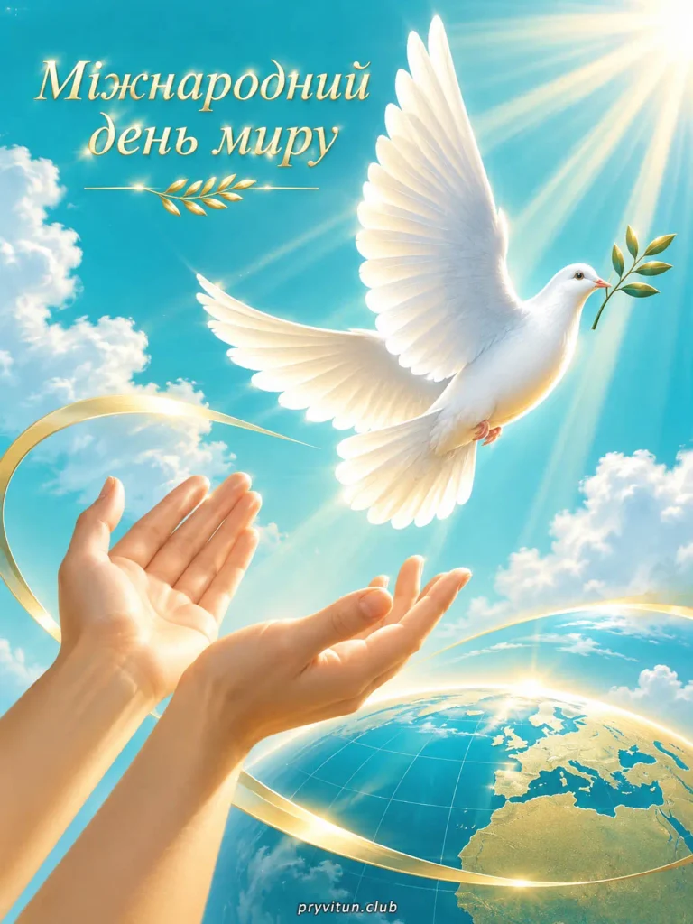 З Міжнародним днем миру від щирого серця