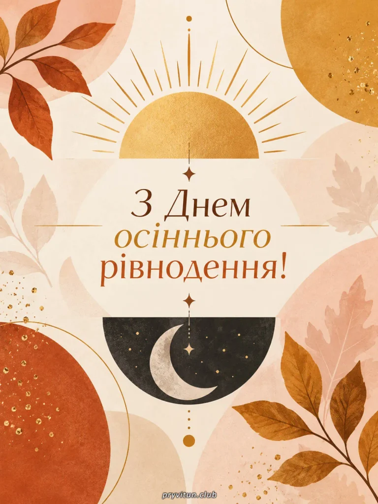 З осіннім рівноденням та гарного настрою