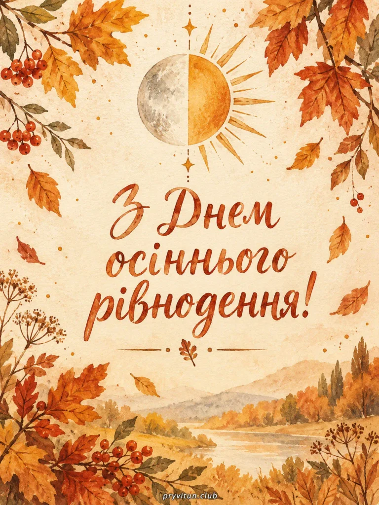З осіннім рівноденням та новим початком