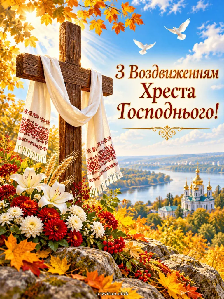 З Воздвиженням Чесного і Животворящого Хреста