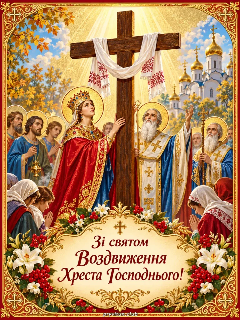З Воздвиженням та Божого благословення