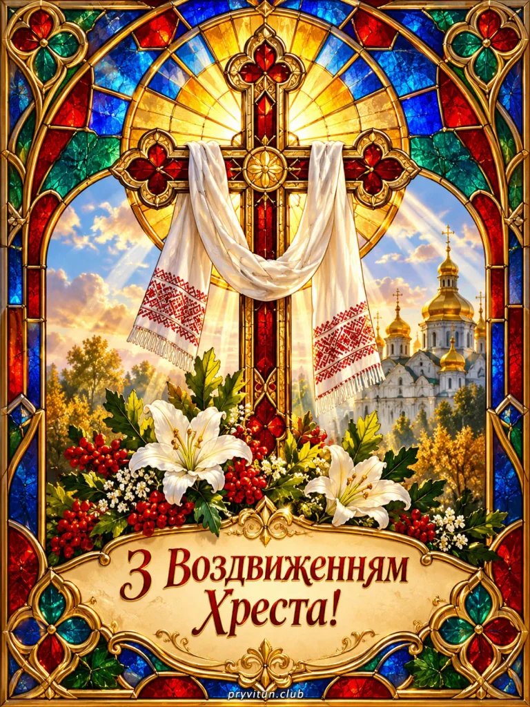 З Воздвиженням та родинного затишку