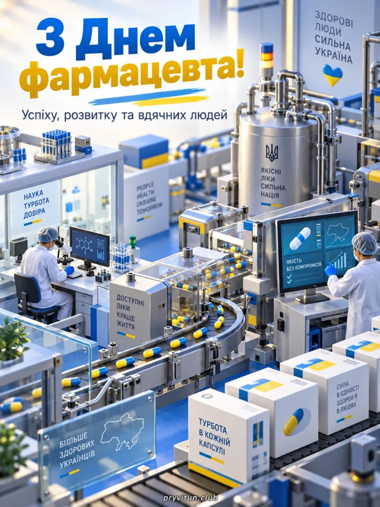 Здоров'я та успіхів фармацевтам