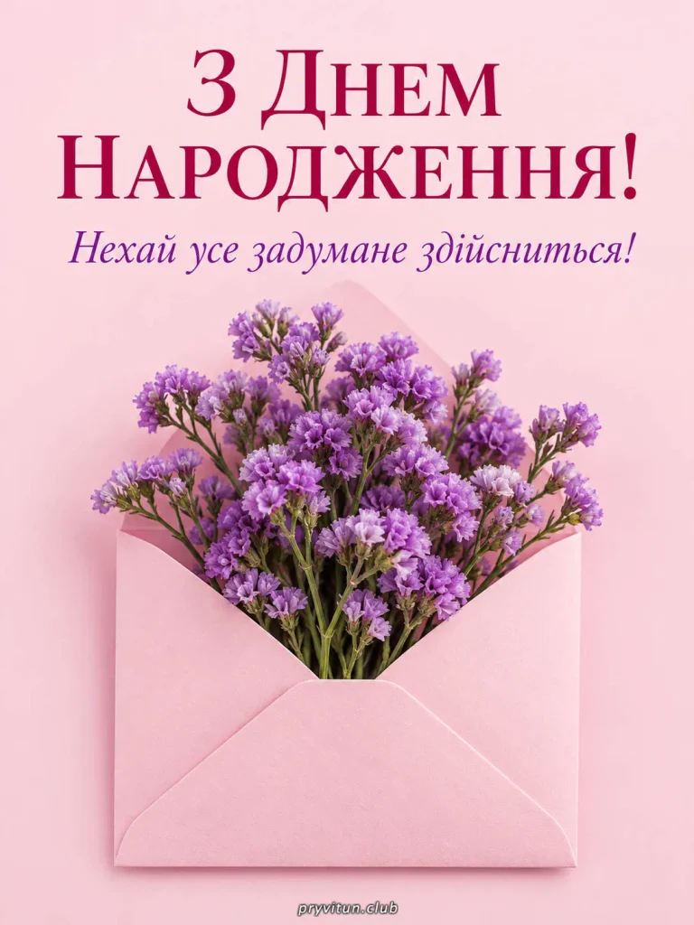 Здоров'я, успіхів та благополуччя