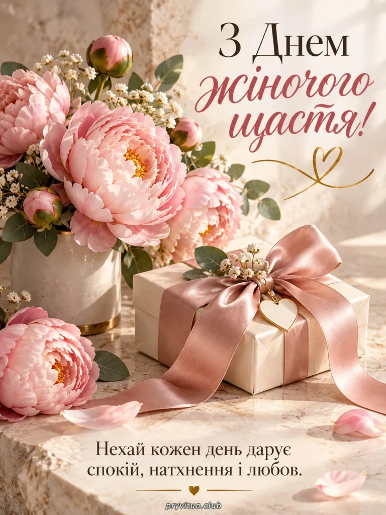 Жіночого щастя, затишку та гармонії