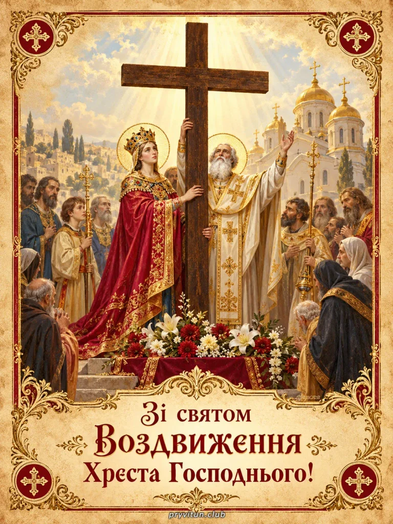 Зі святом Хрестовоздвиження