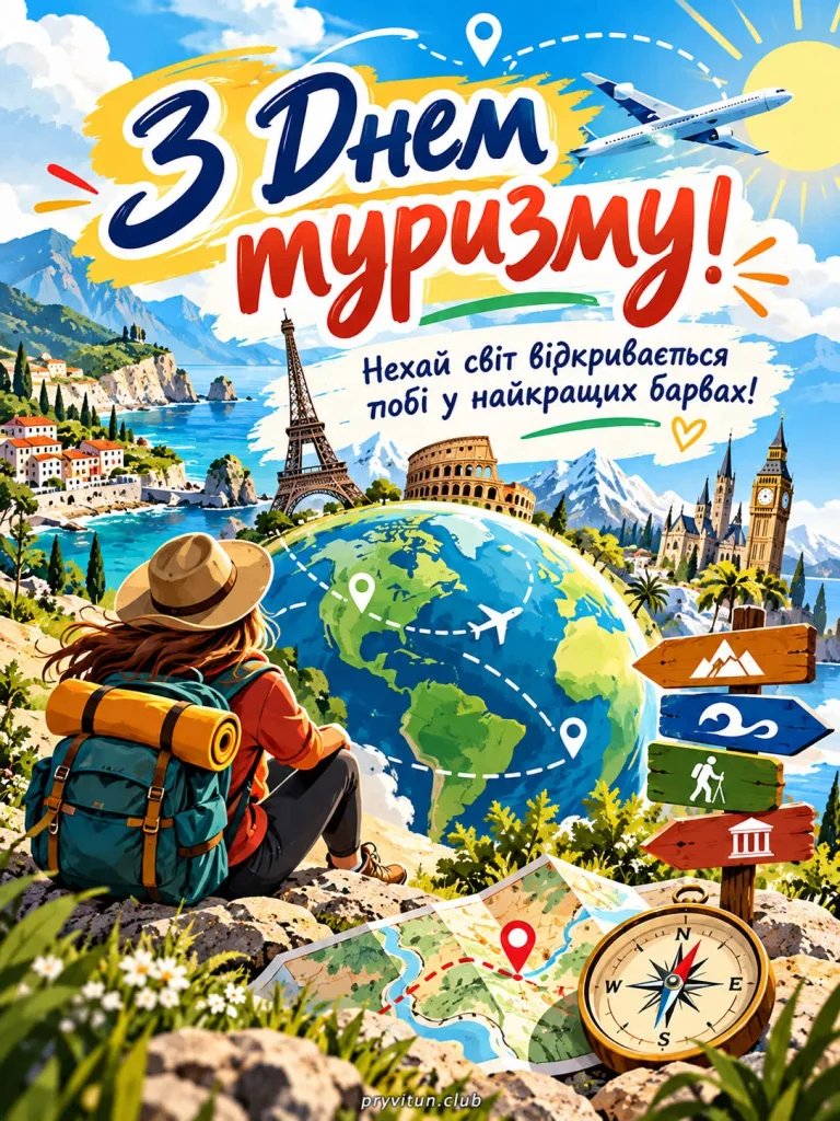 Зі святом мандрівників і туристів