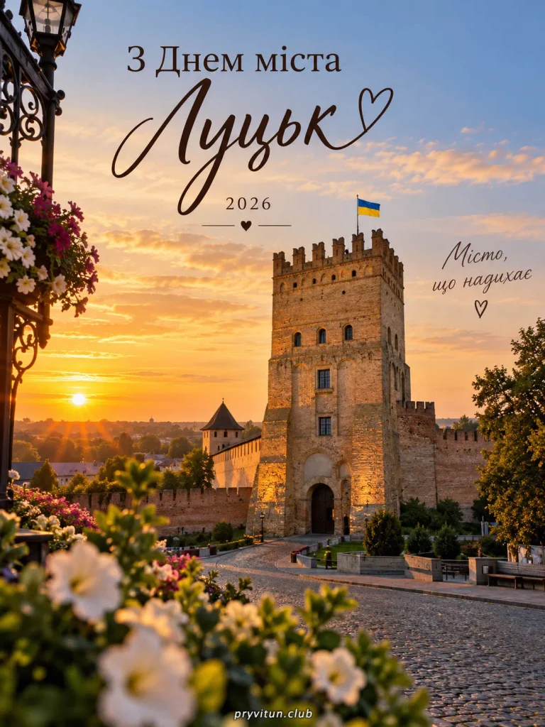 Зі святом прекрасного міста Луцьк