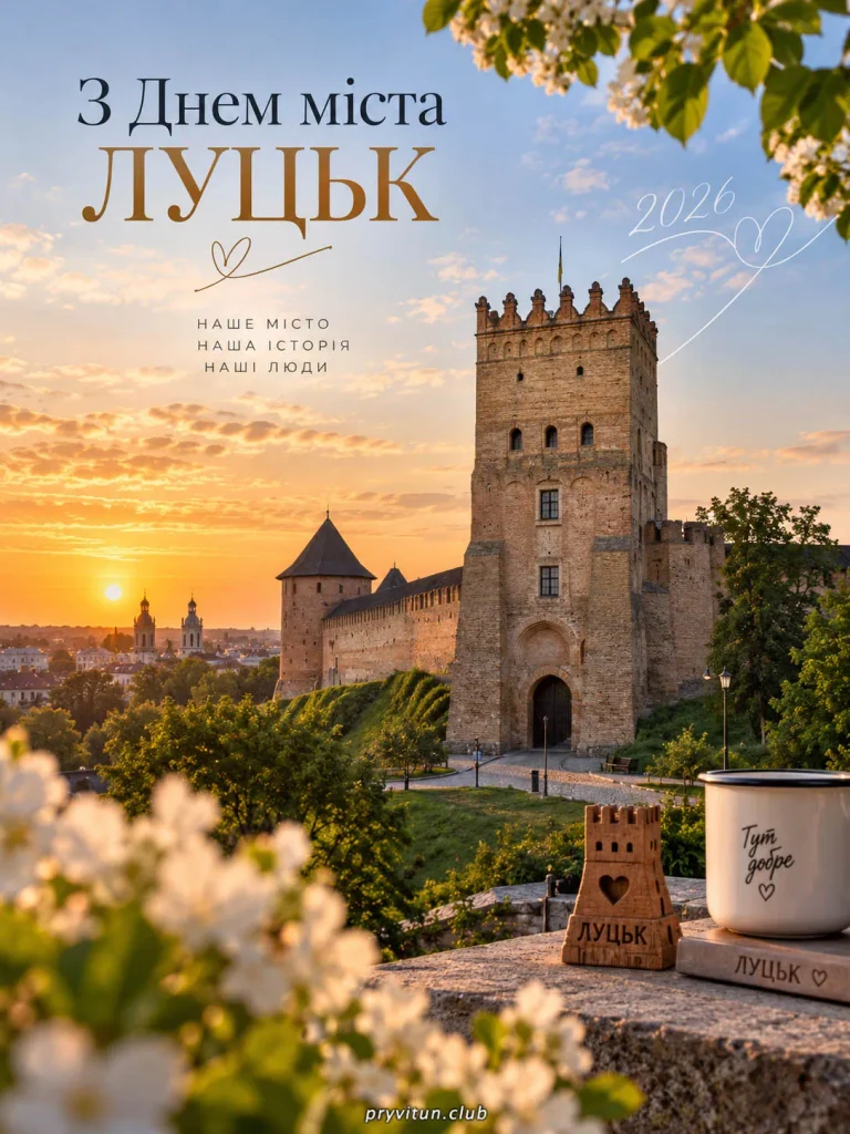 Зі святом славного міста Луцьк