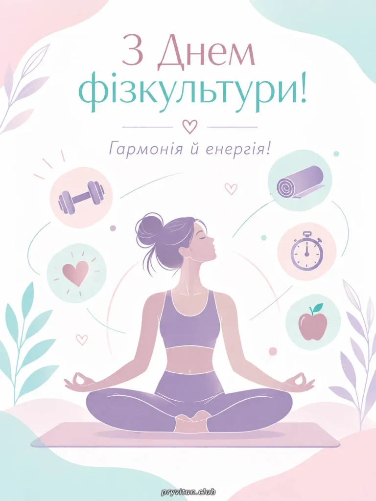Зі святом сили, руху та здоров'я