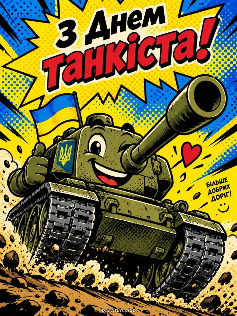 Зі святом тих, хто служить у танкових військах
