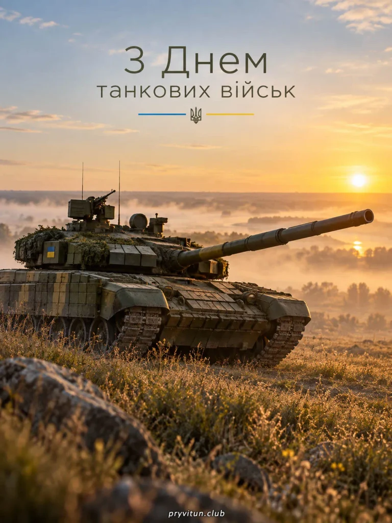 Зі святом українських танкістів
