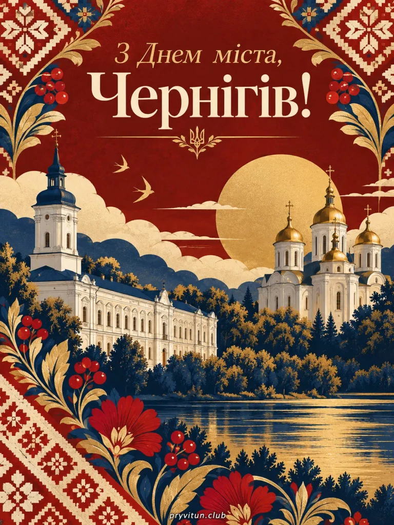Зі святом усіх жителів Чернігова