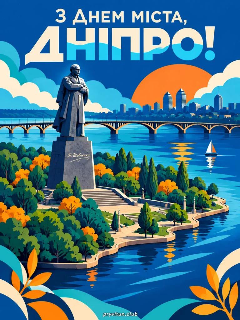 Зі святом усіх жителів Дніпра