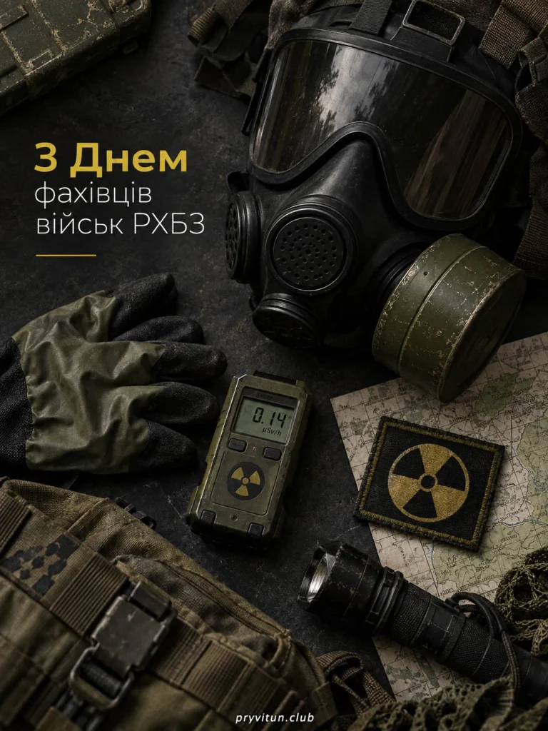 Зі святом воїнів радіаційного, хімічного та біологічного захисту