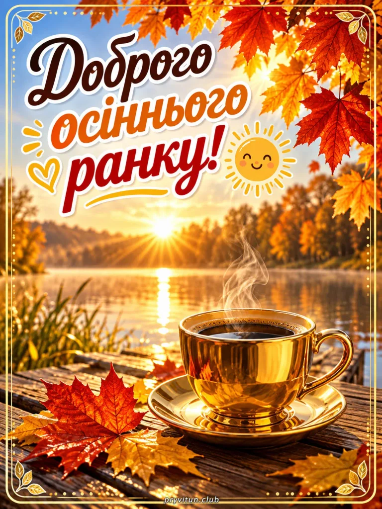 Зі святом золотої осені