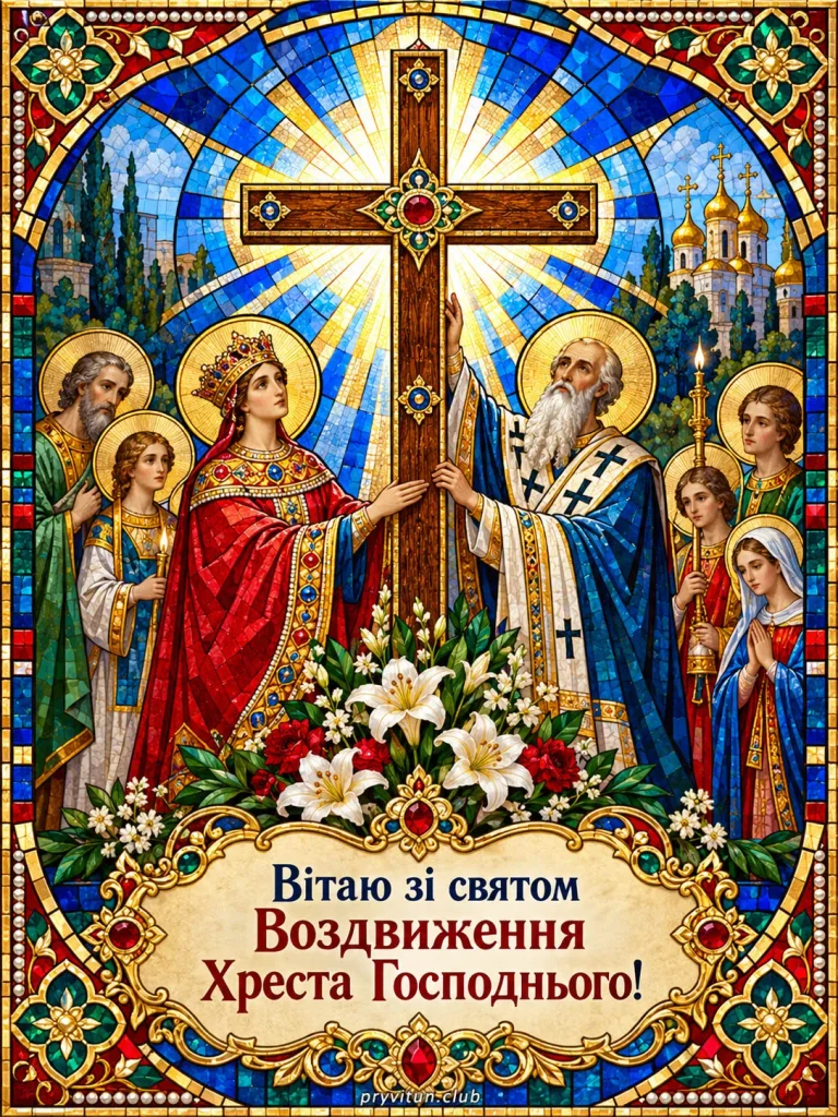 Зі світлим святом Воздвиження Хреста