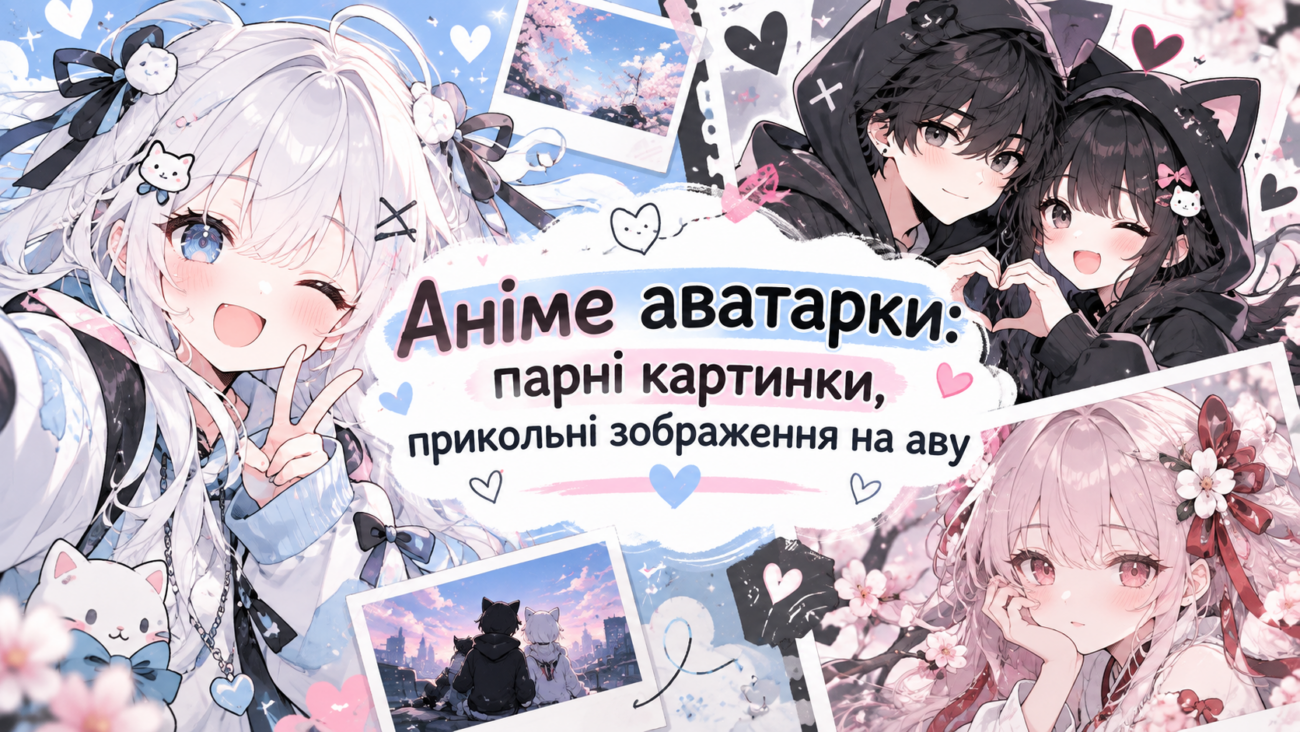 Аніме аватарки(anime avatar) парні картинки, прикольні забраження на аву