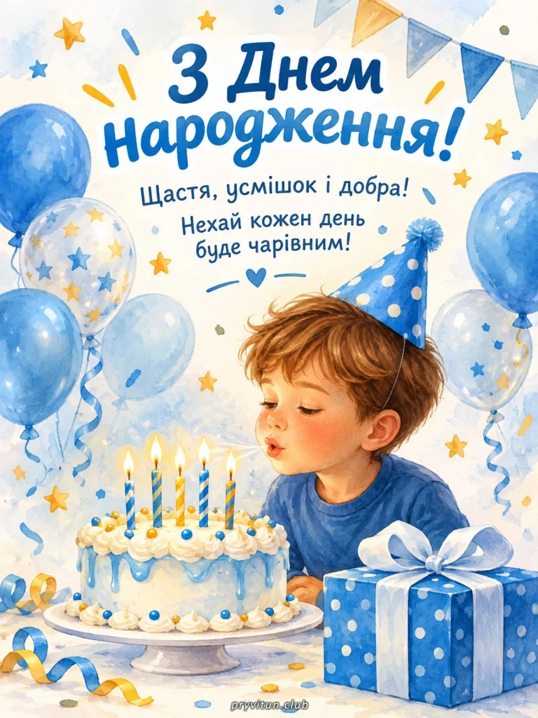 Бажаю міцного здоров'я та безтурботного дитинства