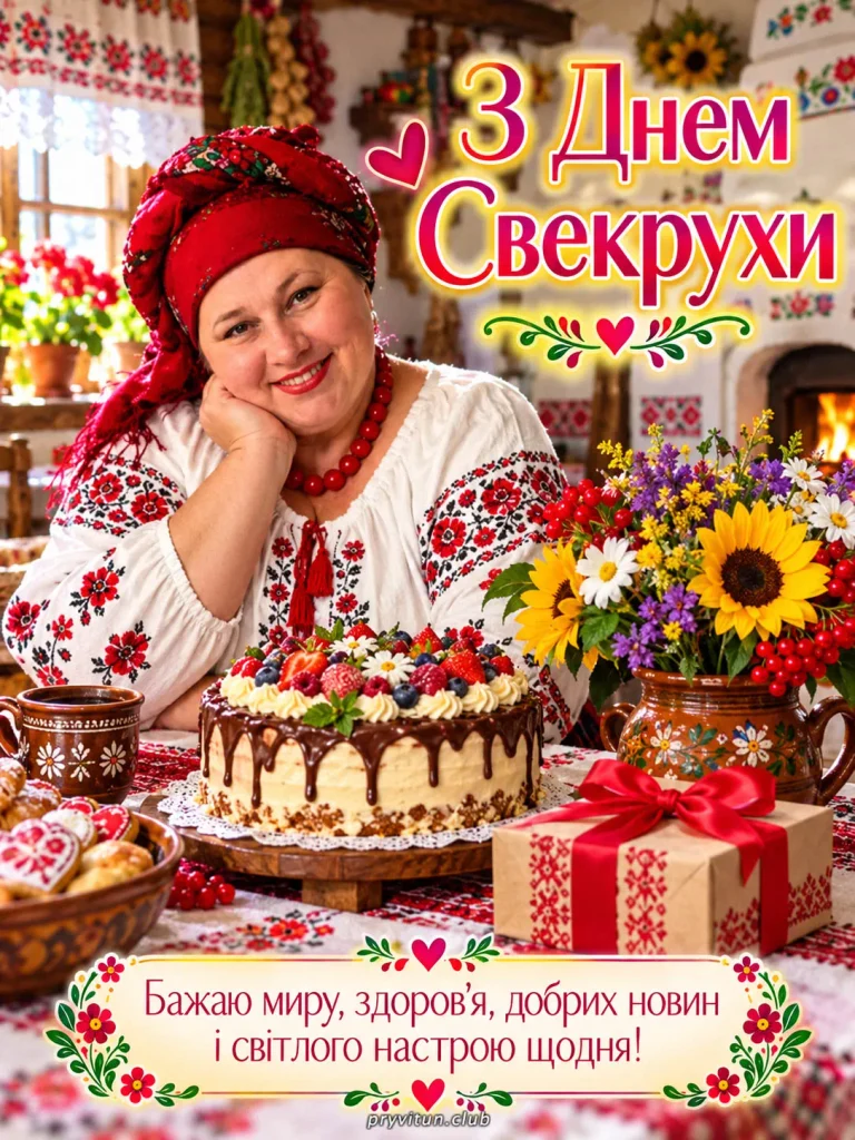 Бажаю миру, достатку та сімейного щастя
