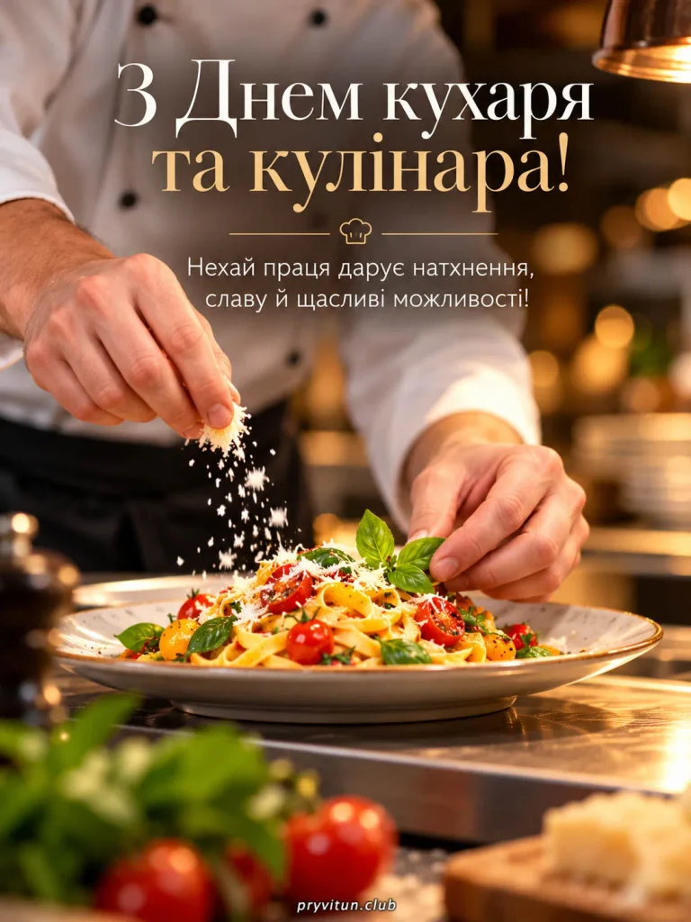 Бажаю натхнення та нових кулінарних відкриттів