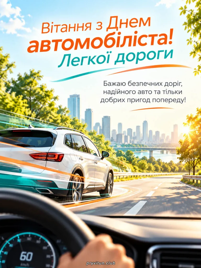 Бажаю рівних доріг і щасливих подорожей