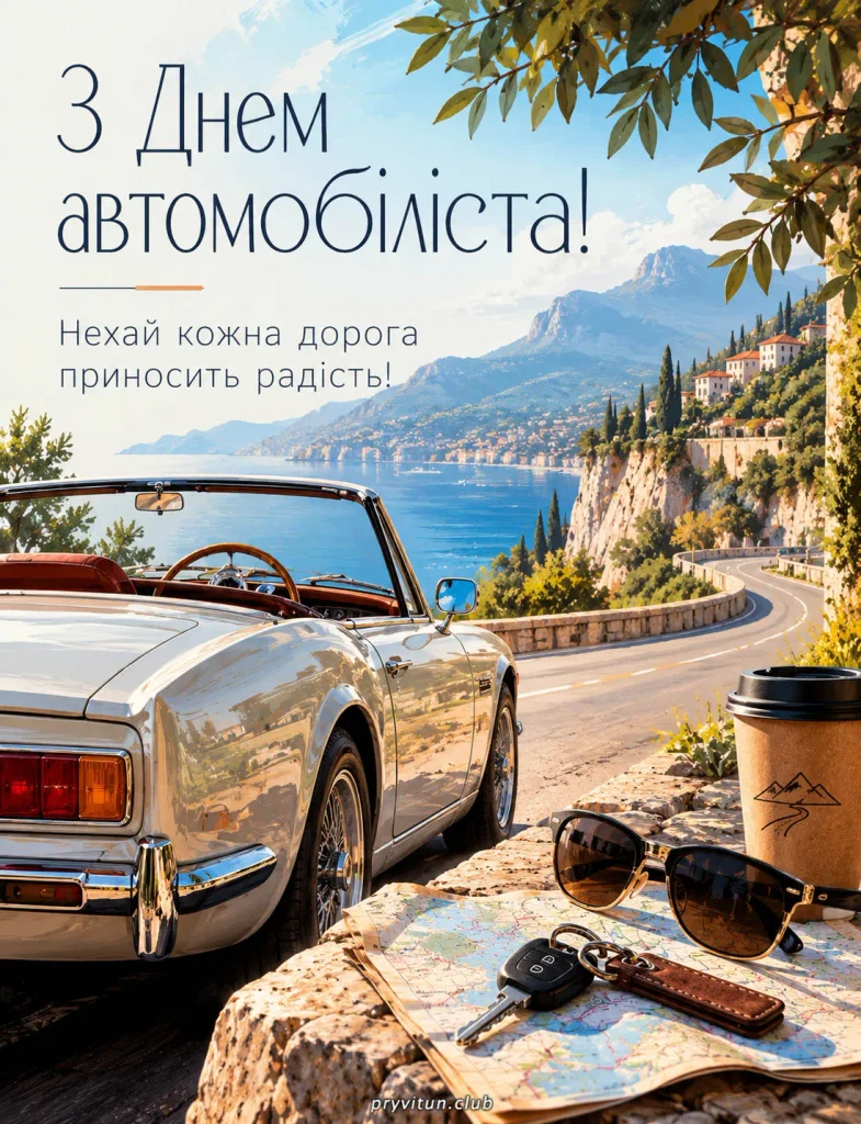Бажаю щасливих кілометрів без пригод