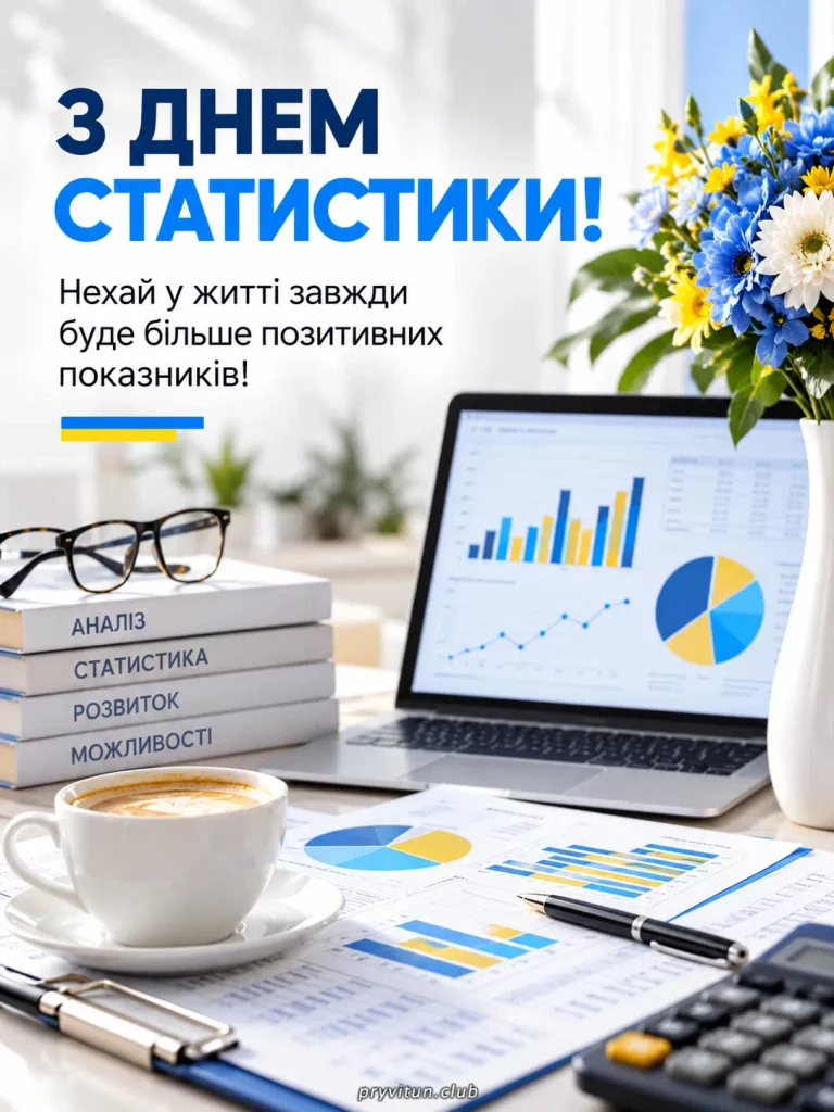 Бажаю успіхів у статистичній діяльності