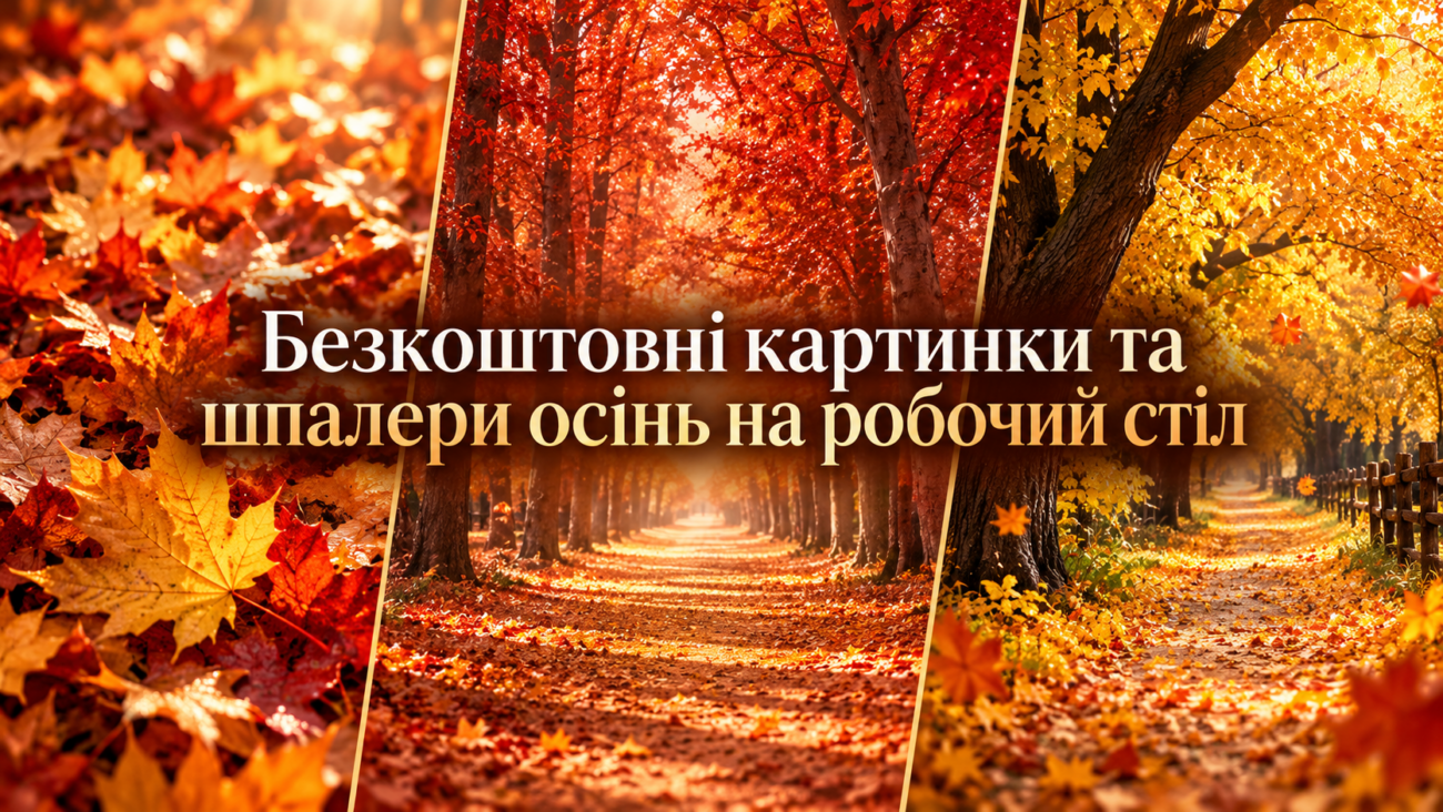 Безкоштовні картинки та шпалери осінь на робочий стіл — красиві осінні фони у високій якості