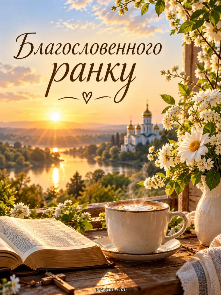 Благословенного дня з молитвою та вірою
