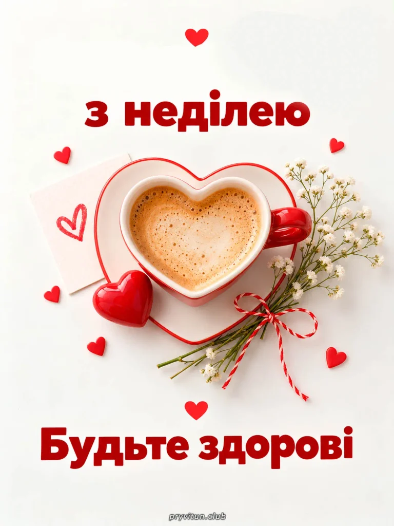 Благословенної неділі та будьте здорові
