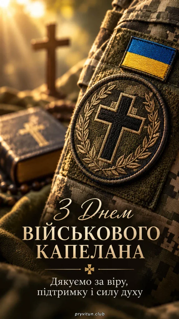 Божого благословення військовим капеланам