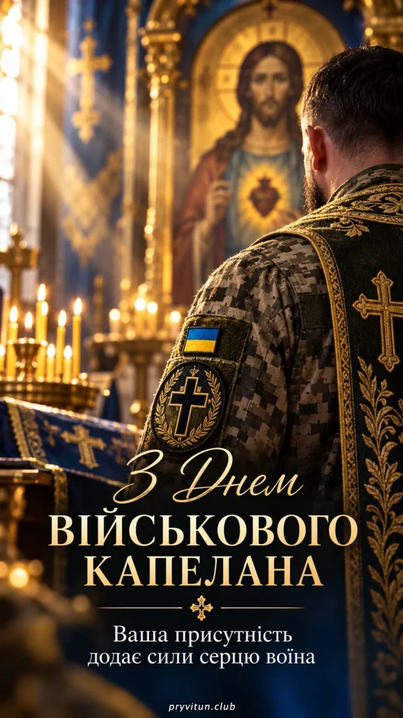 Честь і шана військовим капеланам України
