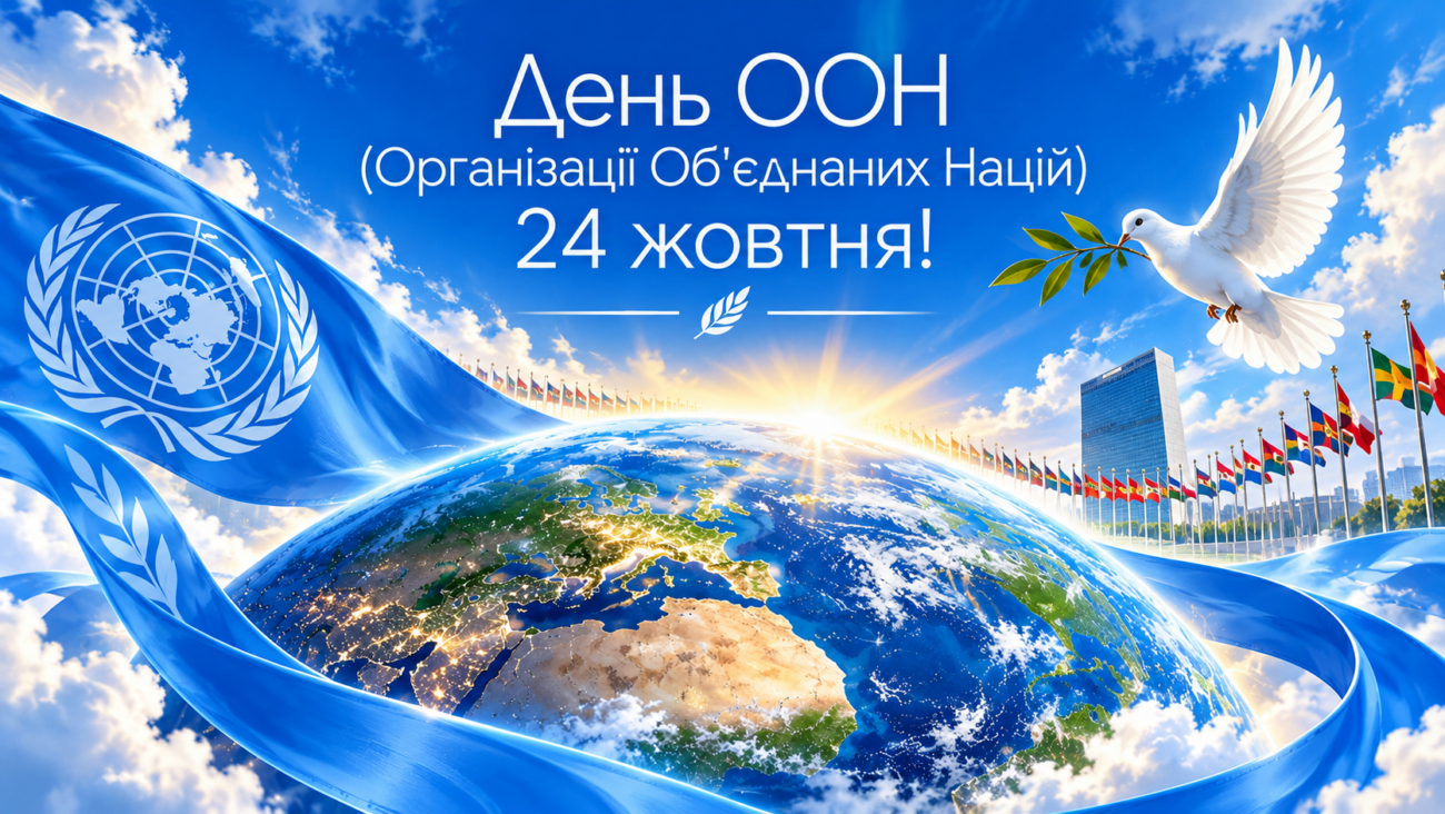 День ООН (Організації Об'єднаних Націй) 24 жовтня