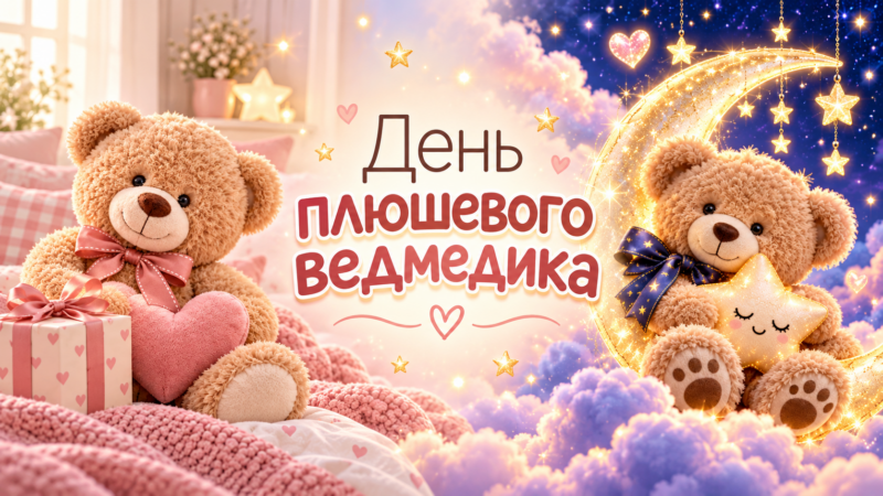 З Днем плюшевого ведмедика: 10 милих картинок та теплих побажань