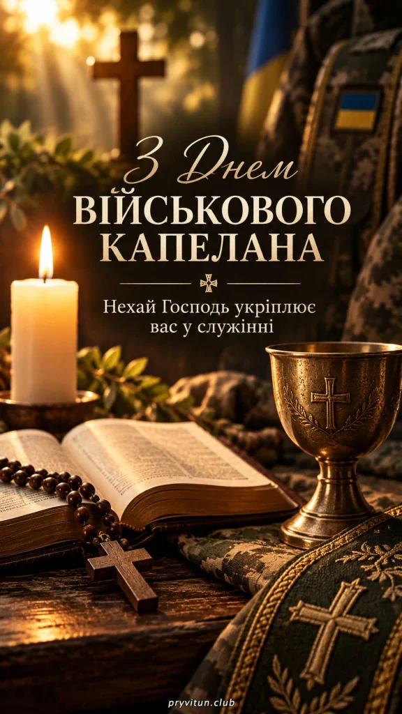 Дякуємо військовим капеланам за віру та підтримку