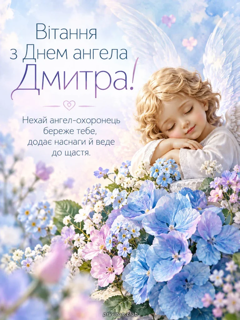 Дмитре, нехай ангел охоронець завжди буде поруч