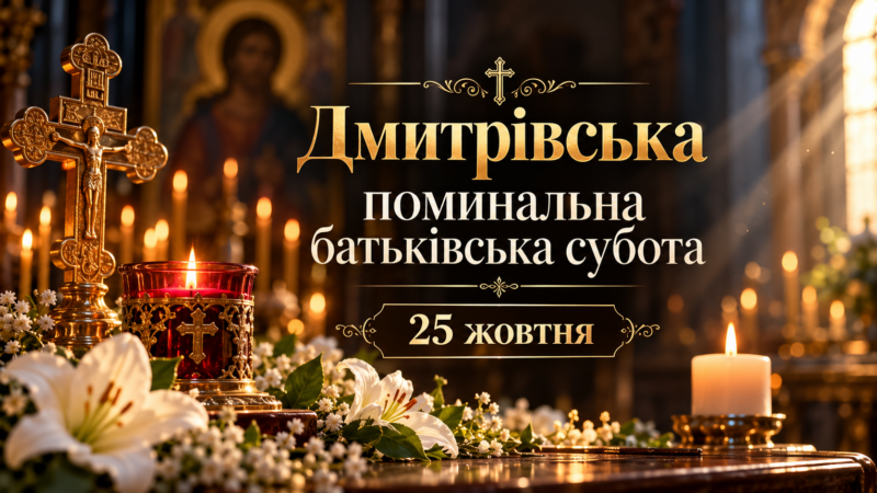 Дмитрівська поминальна батьківська субота 25 жовтня: картинки скорботи, традиії, молитви
