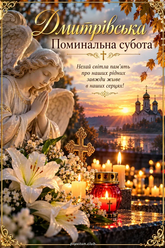 Дмитрівська поминальна субота — пам'ятаємо і молимося