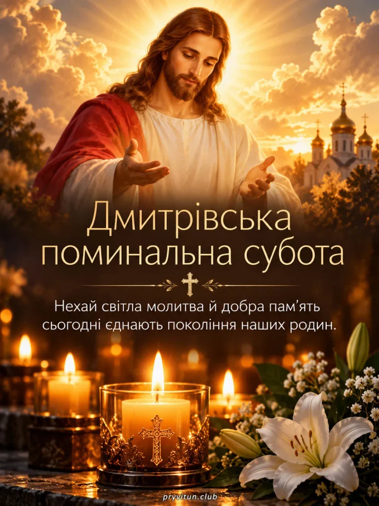 Дмитрівська субота — день молитви та пам'яті