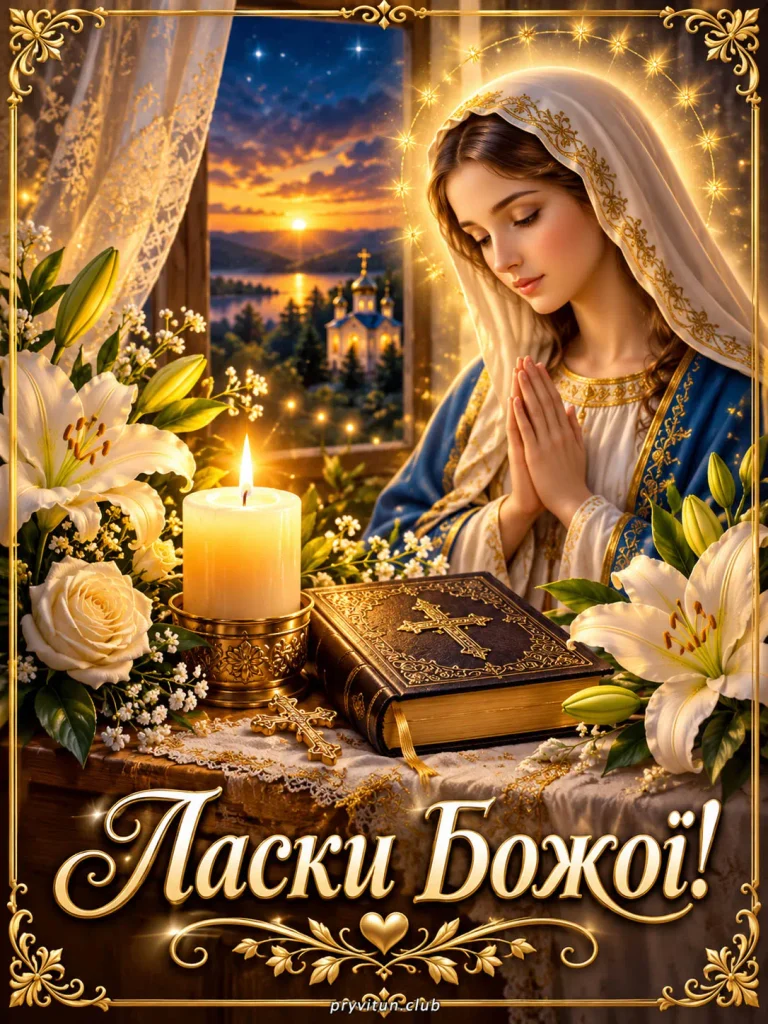 Доброго, мирного та благословенного вечора