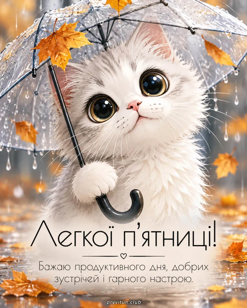 Доброго ранку, п'ятнице, ми тебе чекали