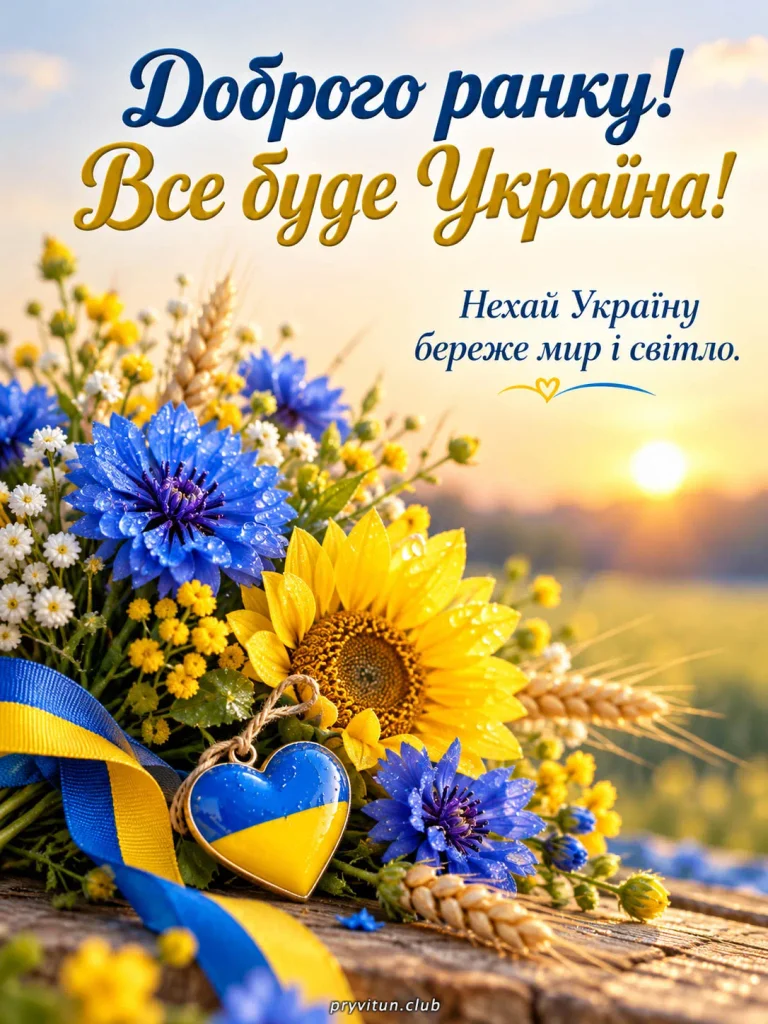 Доброго ранку та добрих новин з України