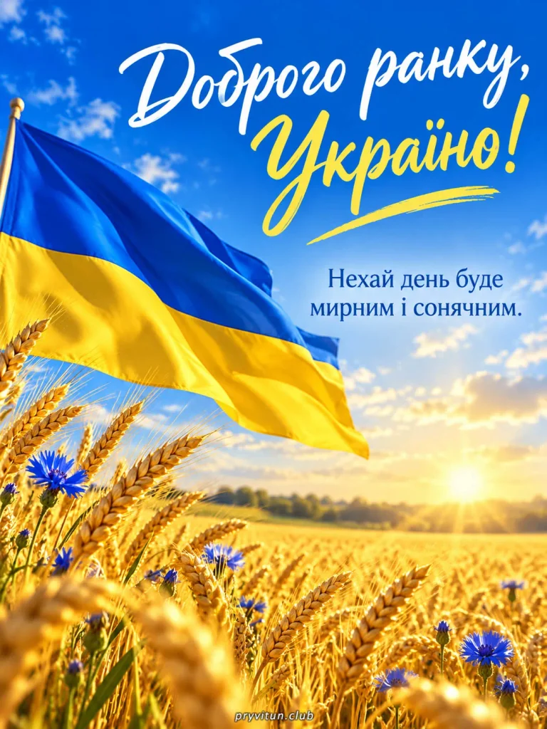 Доброго ранку та тихого дня всій Україні